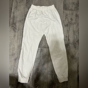 Brandy Melville white sweatpants